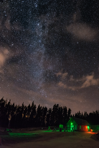 A view of the night sky