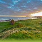 sunset at cullen golf course