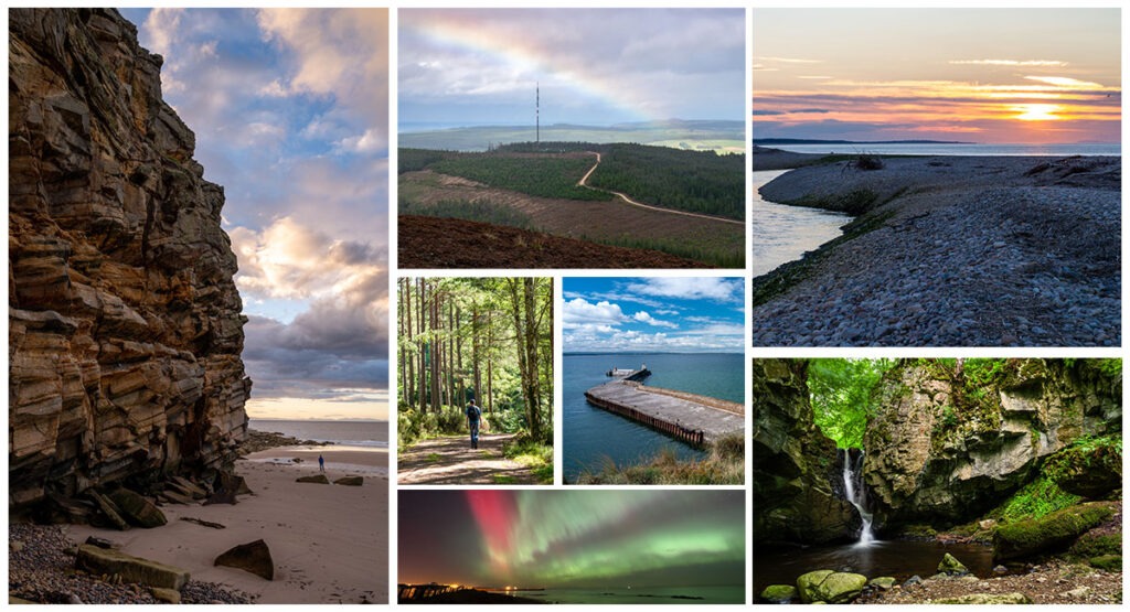 A number of images of Moray Speyside's landscape