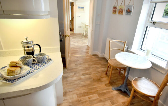 Picture of Dram Cottage kitchen and table