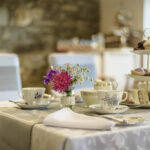 Picture of afternoon tea at Dava Schoolhouse