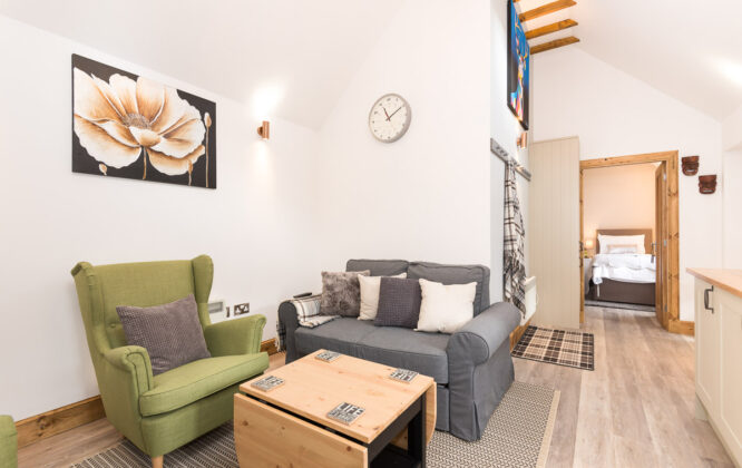 Picture of a living area in Speyside Cottage