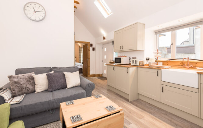 Picture of living and kitchen areas in Speyside Cottage