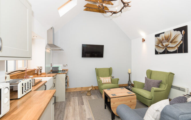 Picture of a living area in Speyside Cottage