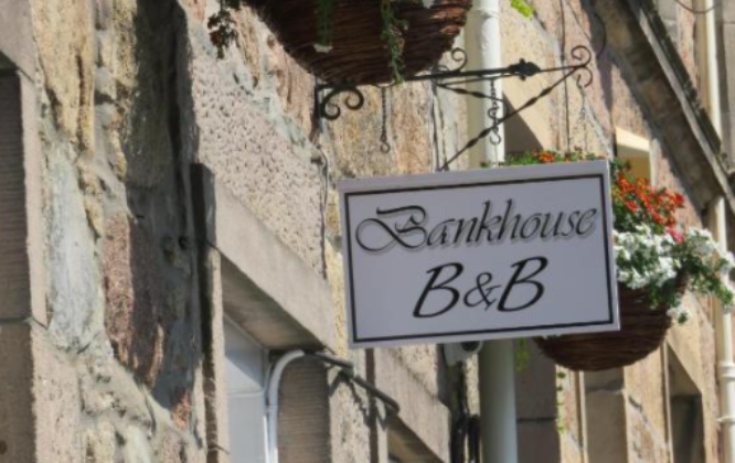 Bank House B&B Sign