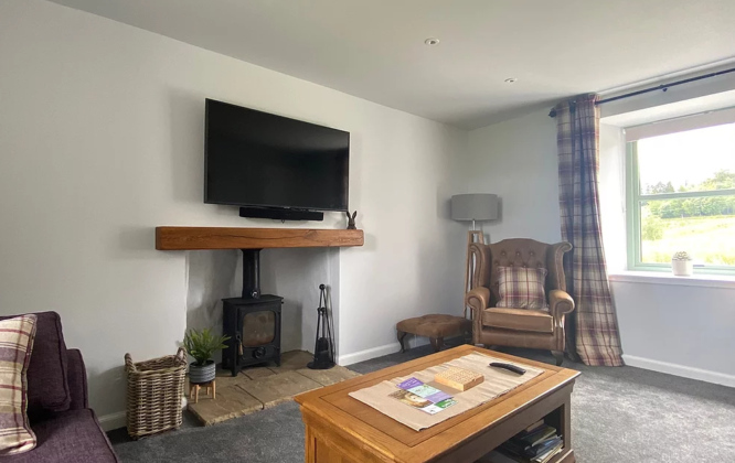 Living Room of Wester Fodderletter Farmhouse