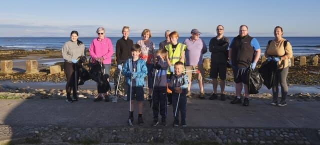 Group of People on Lossiemouth