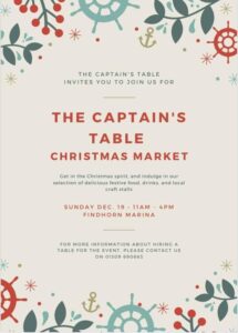captains table poster