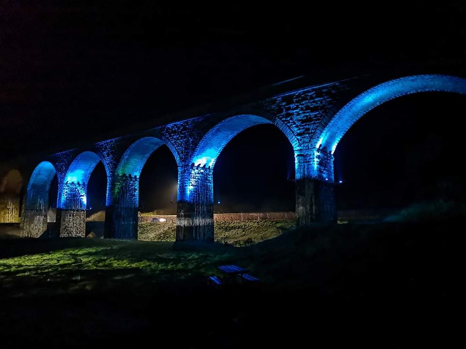 Cullen Viaduct at Christmas Lights Switch On