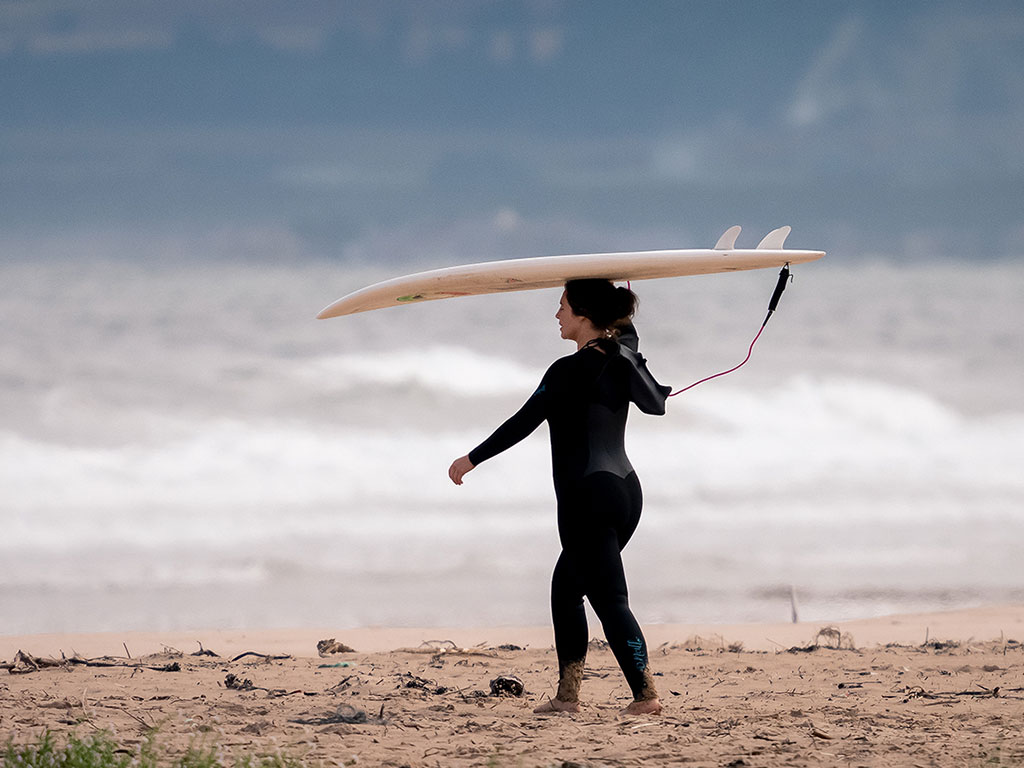 A Lady in the Surf 