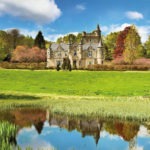 Rothes Glen across a pond