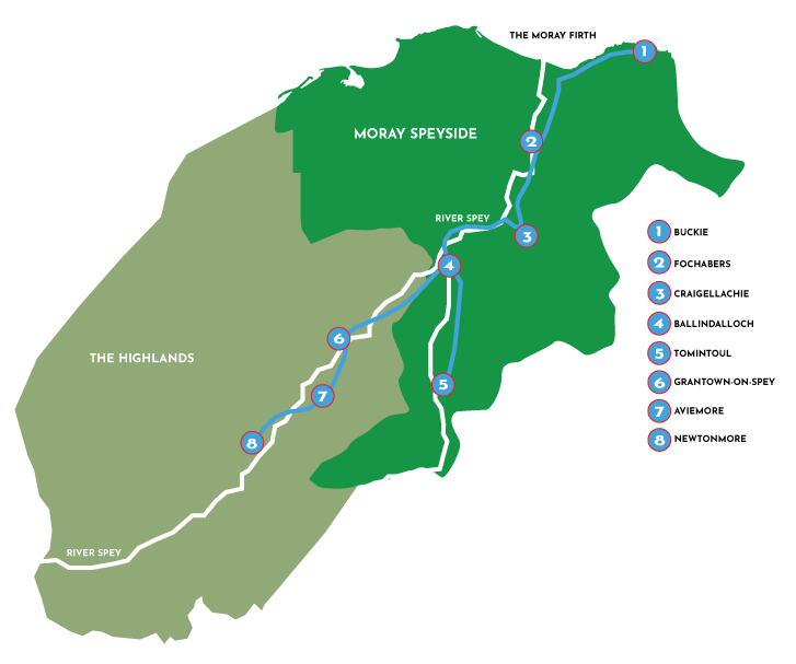 Speyside Way Map