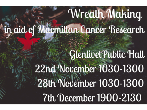 Wreath Making Event Poster