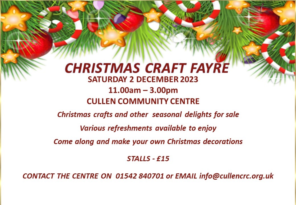 Christmas Craft Fayre - Visit Moray Speyside