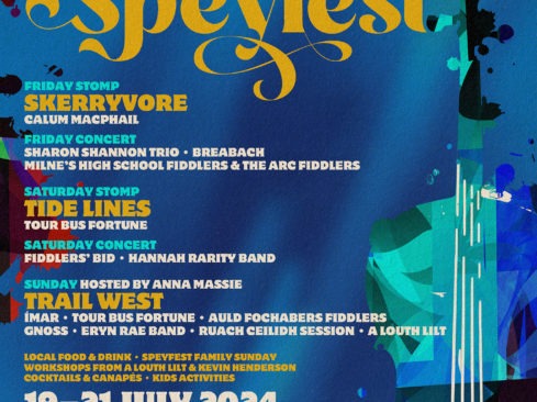 Image of Speyfest poster line up