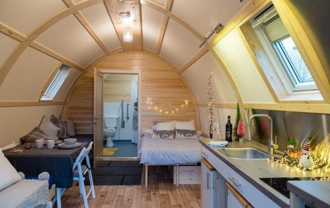 Picture of inside cabin at The Loft