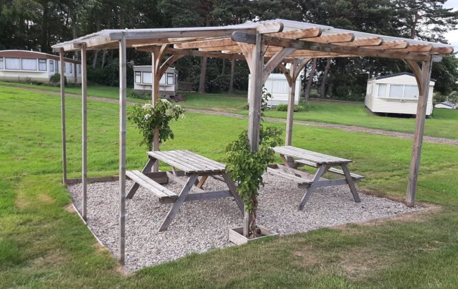 Image of North Alves Holiday Park outdoor seating